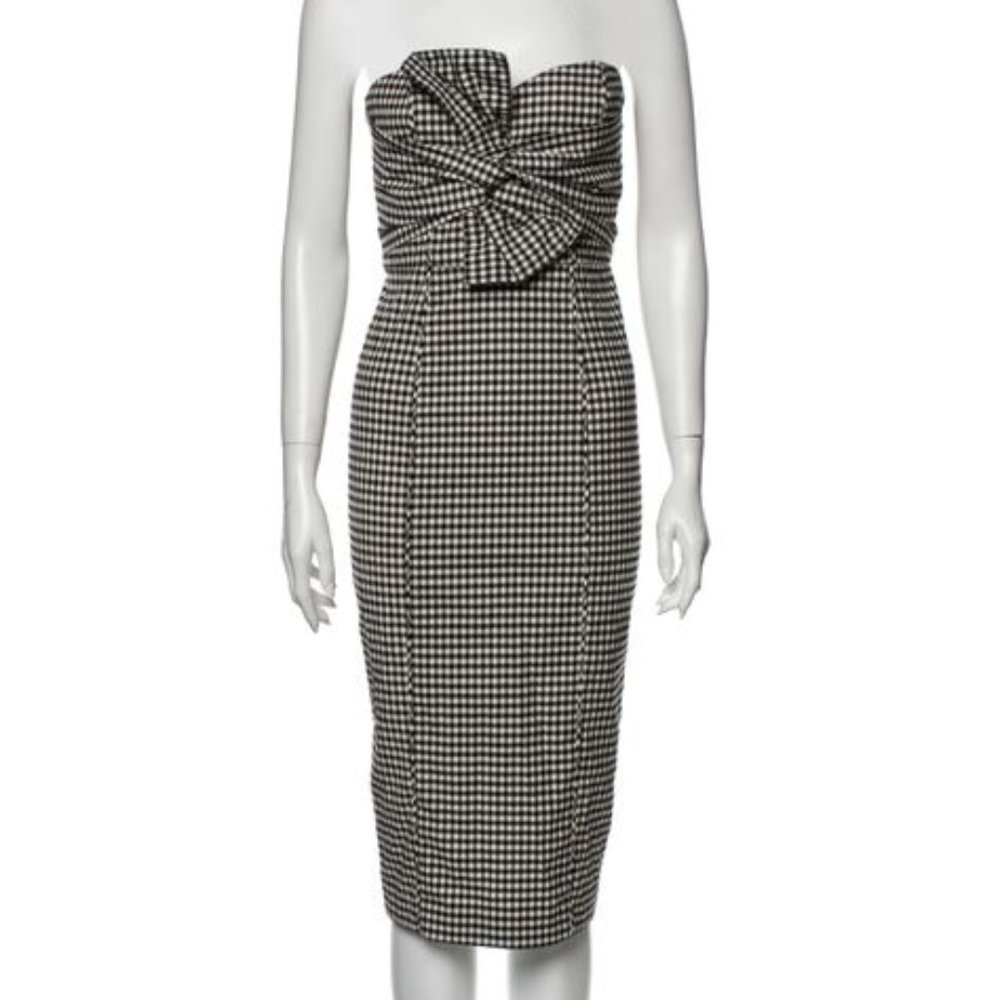 Veronica Beard Plaid Print Mini Dress